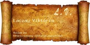 Laczay Viktória névjegykártya